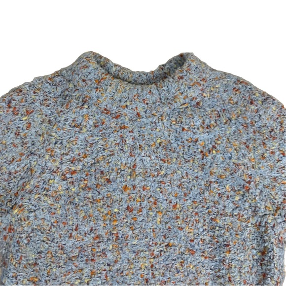 Lou & Grey Women’s Soft Chunky Knit Oversized Turtleneck Sweater Baby Blue Small - Picture 12 of 16